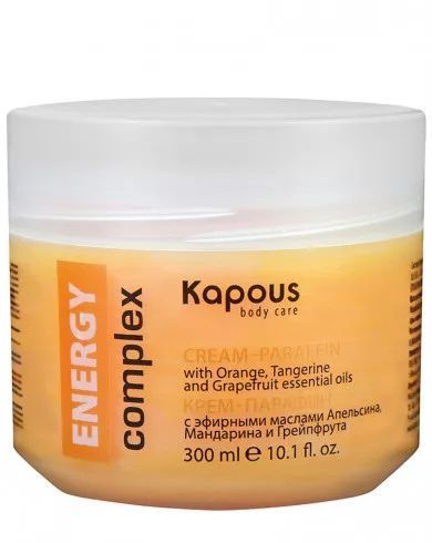 Крем-парафин ENERGY complex с эфирными маслами Апельсина, Мандарина и Грейпфрута, 300 мл  #1