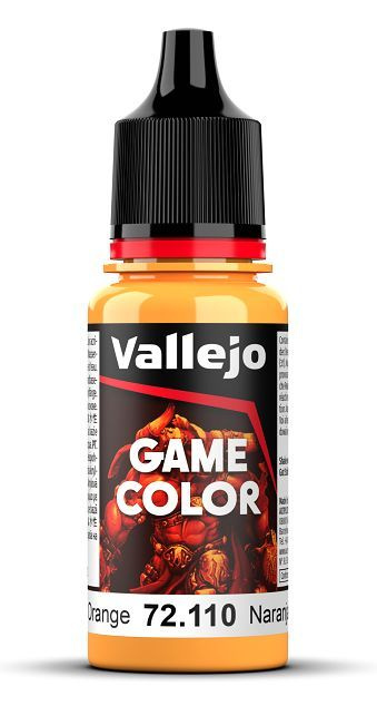 Краска Vallejo 72110 Game Color Sunset Orange (Оранжевый закат) #1