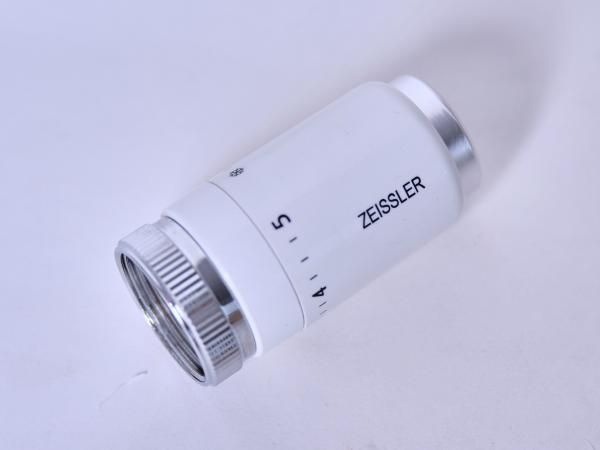 Термостатическая головка Zeissler TH-D-0701W, компактная, белая, M30x1,5  #1