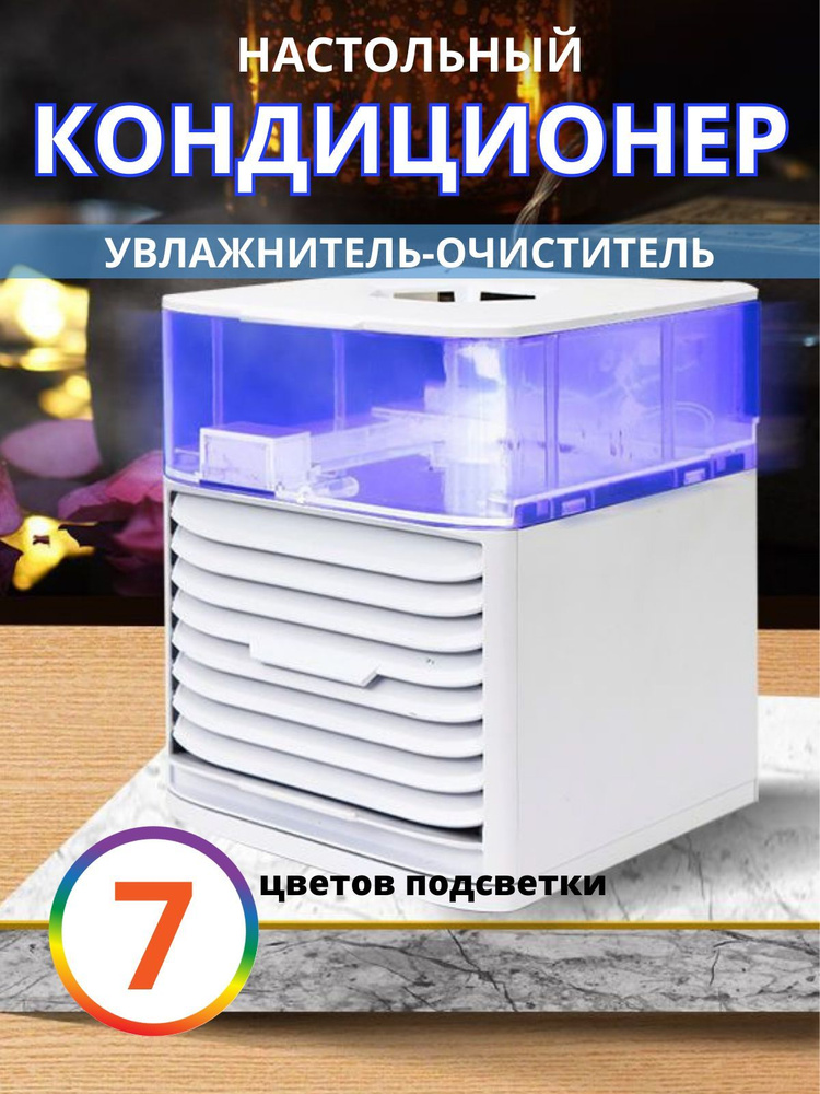 Мини кондиционер настольный охладитель вентилятор #1