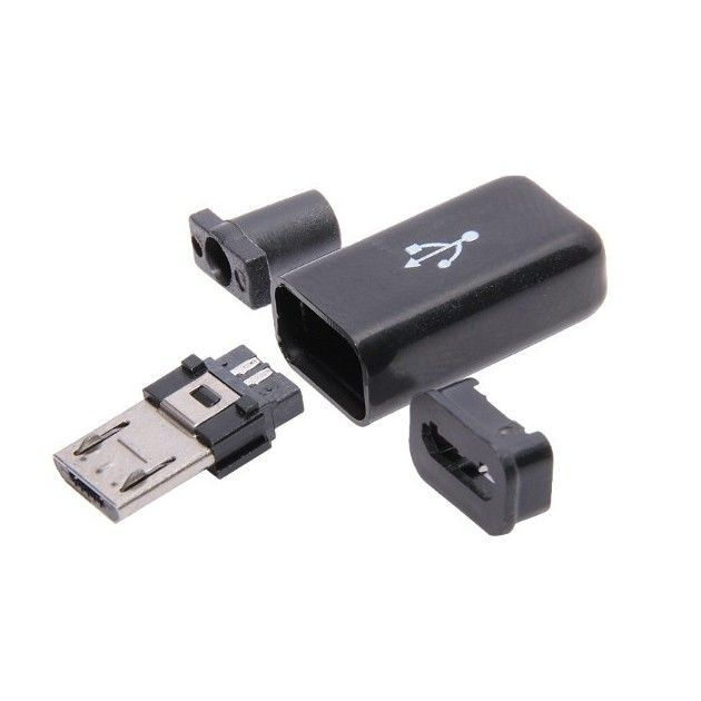 Штекер Micro-USB / Разборный разъем 5 шт - купить с доставкой по ...