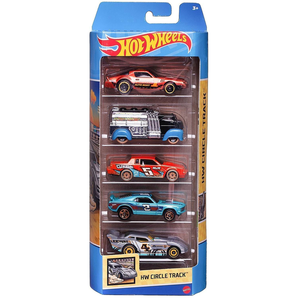 Набор машинок Mattel Hot wheels Подарочный набор из 5 машинок №20  #1