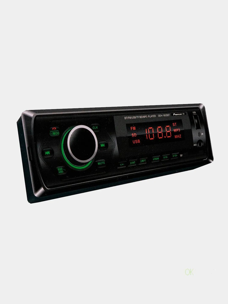 Автомагнитола Pioneer с Bluetooth, USB и AUX входом, DEH-180SBT 1din #1