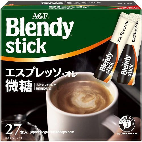 Blendy AGF Японский кофе эспрессо 3 в 1 растворимый с молоком и сахаром, Бленди, 6,2 гр. Х 27 шт.  #1