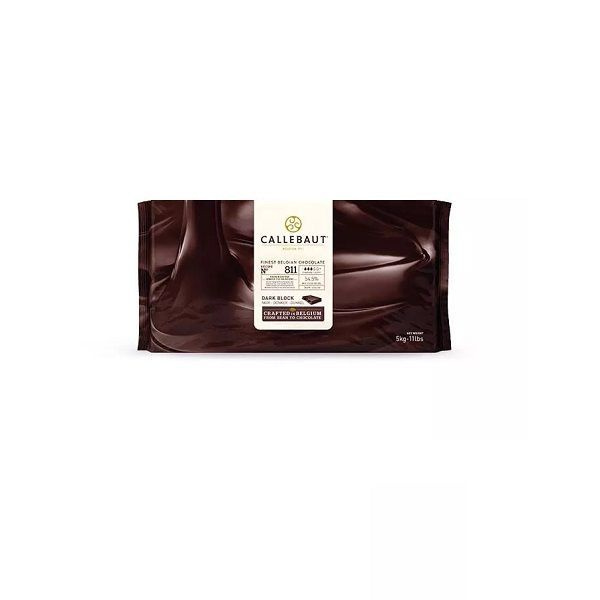 Темный кошерный шоколад Kosher Parve Callebaut 54,5% какао, блок, 5 кг, 811NV-132  #1