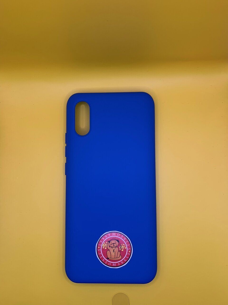 Чехол Silicone cover для Xiaomi 9а (синий) #1