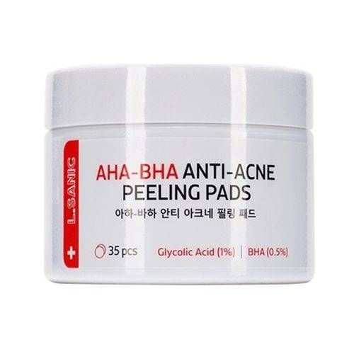 Диски отшелушивающие с AHA и BHA кислотами против несовершенств кожи L Sanic Aha-Bha Anti-Acne Peeling #1
