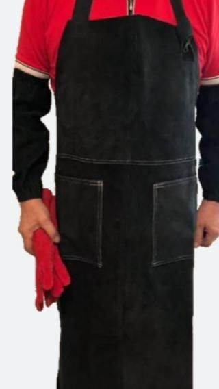 Фартук сварщика спилковый ЭД-БАК, 103 х 85, с карманами #1