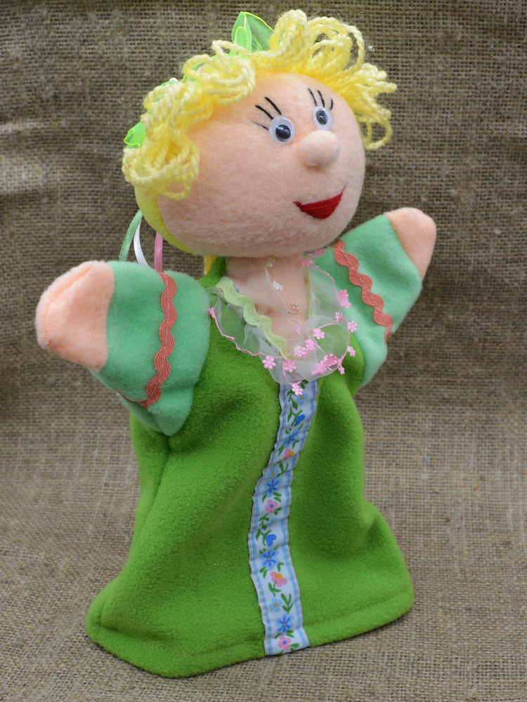 Кукла на руку перчатка Весна для кукольного театра #1