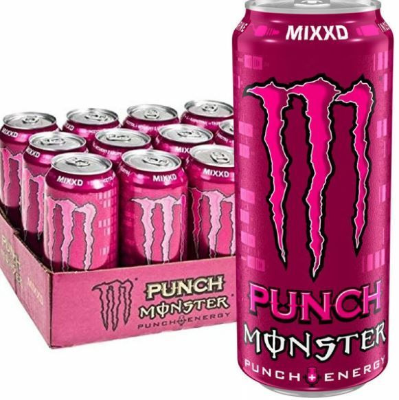 Энергетический напиток Monster Punch Mixxd Монстер Пунш Микс, 12 шт * 500 мл, Ирландия  #1