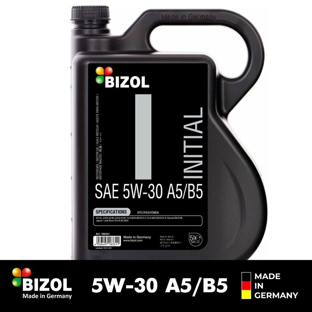 Масло моторное BIZOL 5W-30 Синтетическое - купить в интернет-магазине ...
