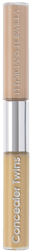 PHYSICIANS FORMULA Консилер двухцветный с аппликатором Concealer Twins 2-in1 Correct & Cover Cream Concealer #1