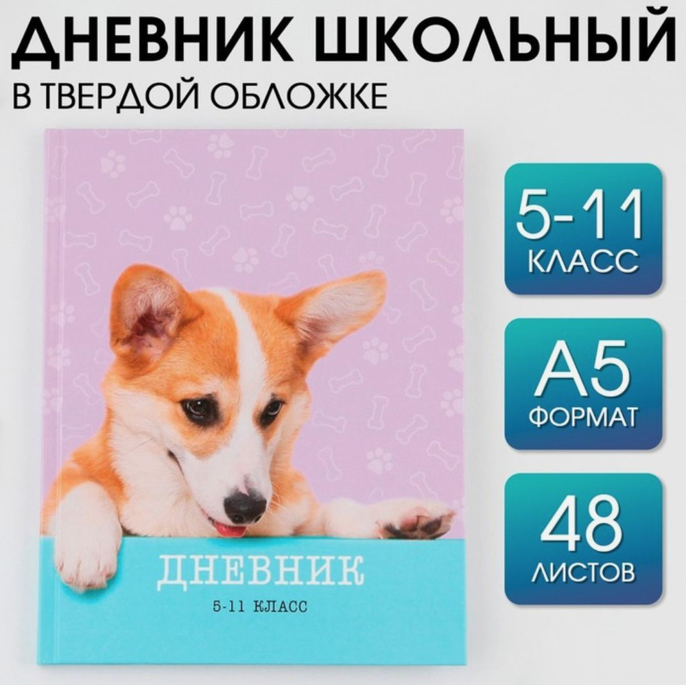  Дневник школьный A5 (14.8 × 21 см), листов: 48 #1