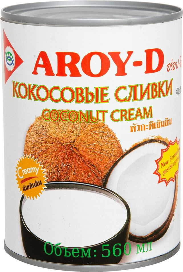 Сливки кокосовые Aroy-D 70% 560мл #1