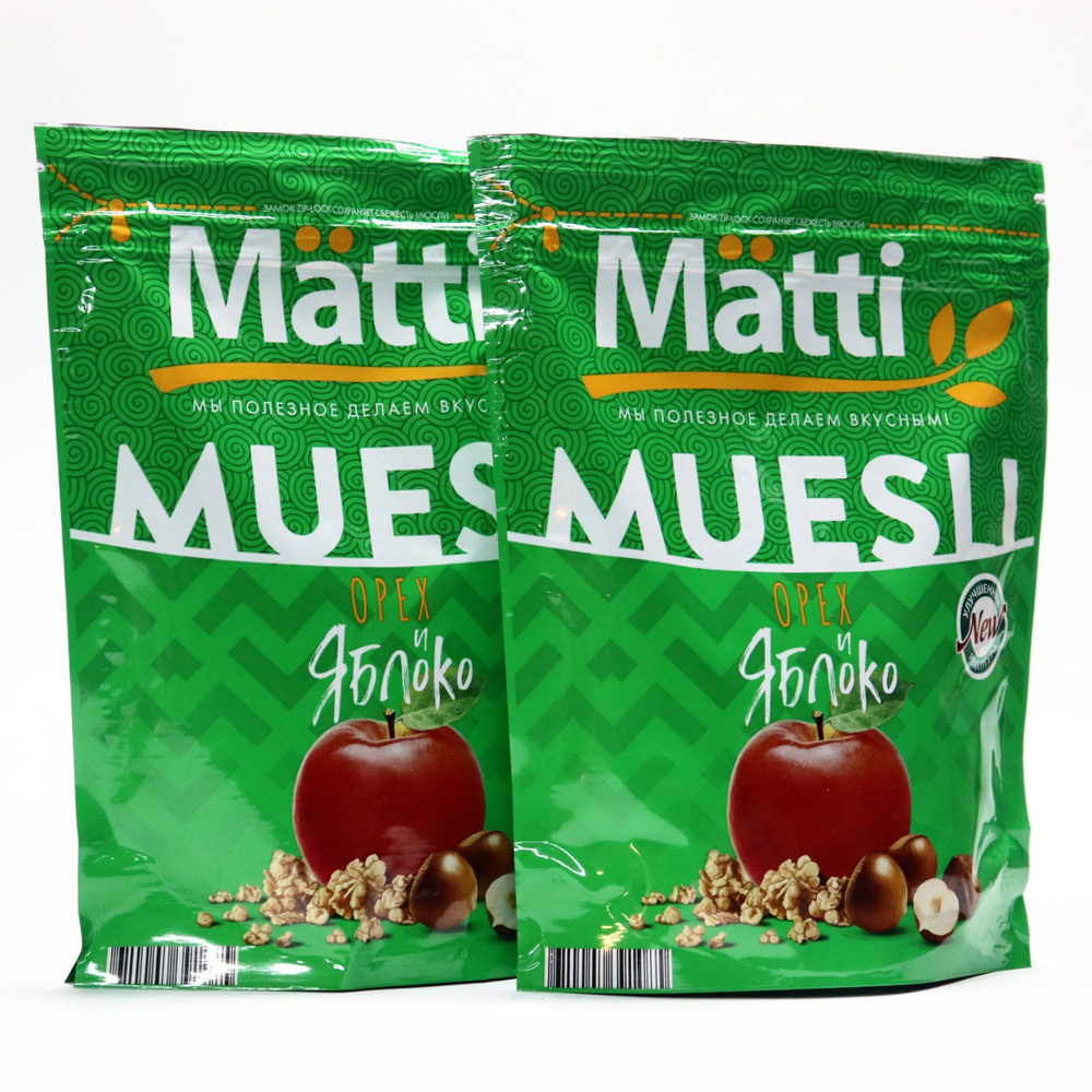 Мюсли Matti - Орех и яблоко, 2 шт. #1