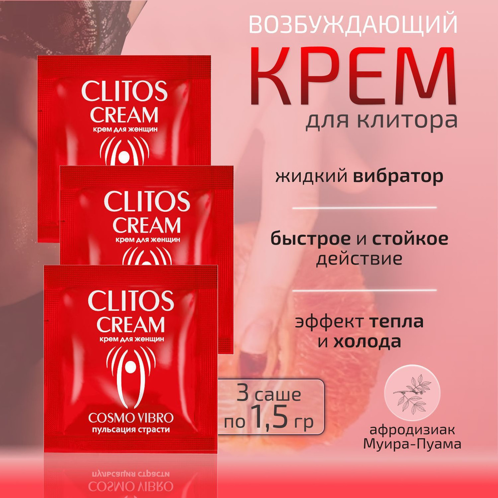 Возбуждающий крем для женщин Биоритм CLITOS VIBRO CREAM, афродизиак для секса, для стимуляции клитора, #1