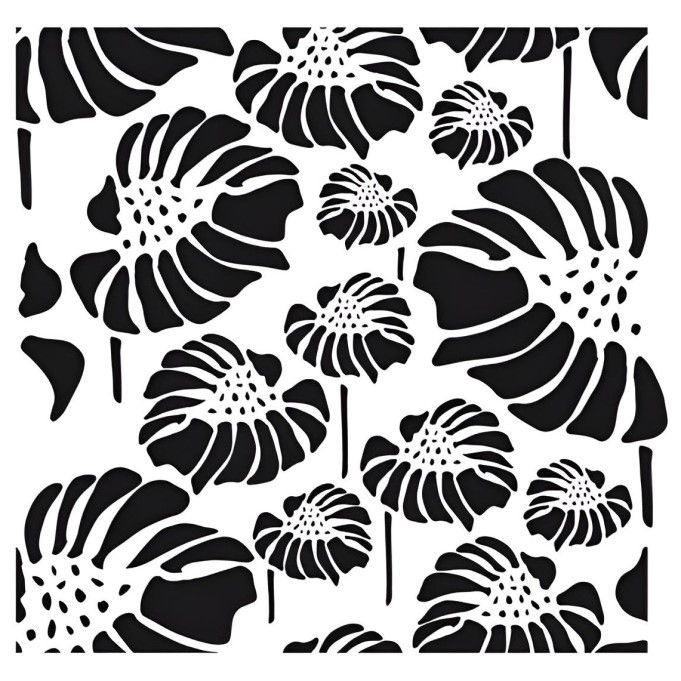 Трафарет Cadence Home Decor Midi Stencil Collection 25 х 25 см. HDM-120 #1