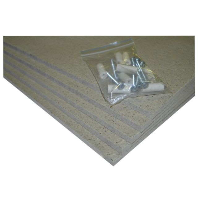 Плита огнеупорная Фламма ЛТМ 1200х1220х9мм с монтажным набором - купить ...