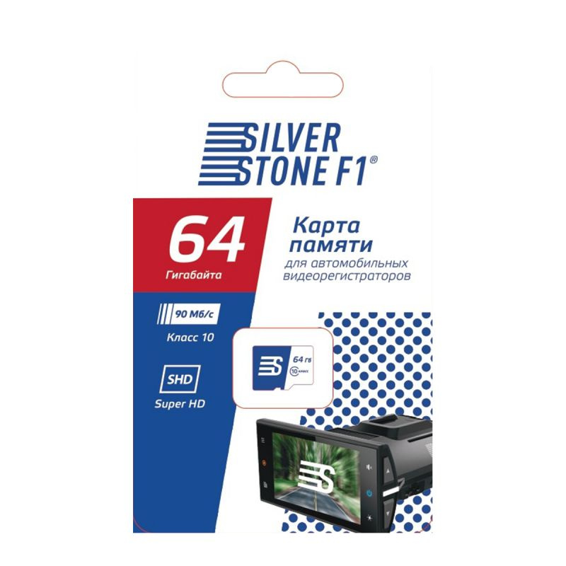 Карта памяти micro SDHC 64Gb SilverStone F1 (90/70 Mb/s) #1