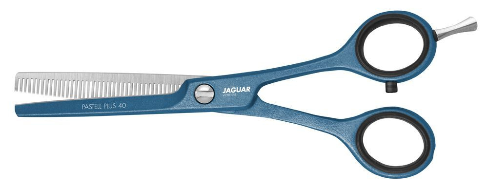 Парикмахерские ножницы JAGUAR 3053-11 PASTELL PLUS 40 ATLANTIC филировочные 5.5"  #1