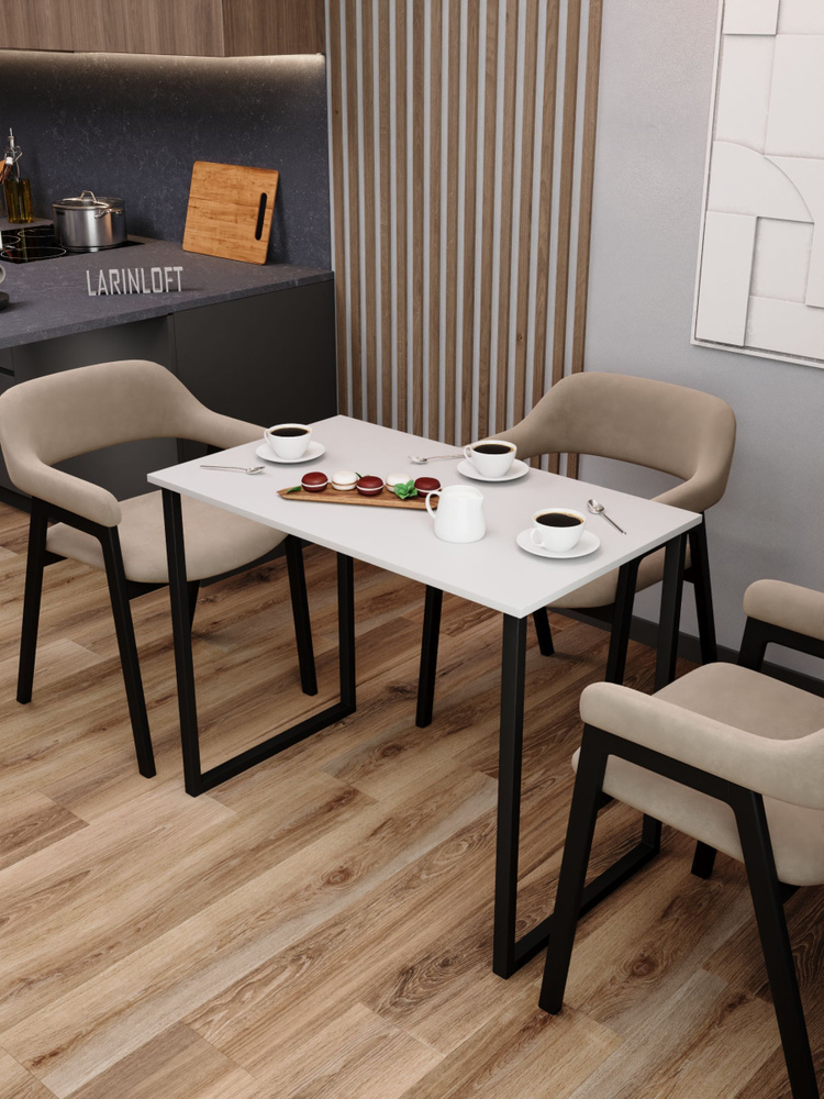 LARINLOFT Стол обеденный кухонный прямоугольный, мебель для дома и дачи, для маникюра, письменный, компьютерный, #1
