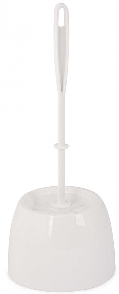 Ершик для унитаза Альтернатива Бриз М873 напольный с подставкой, пластик высота 33см / щетка для туалета #1