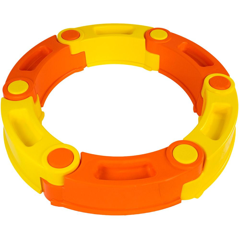 Песочница модульная AVGDейка 6 секций диаметр 107 см желто-оранжевый Т335-6  #1