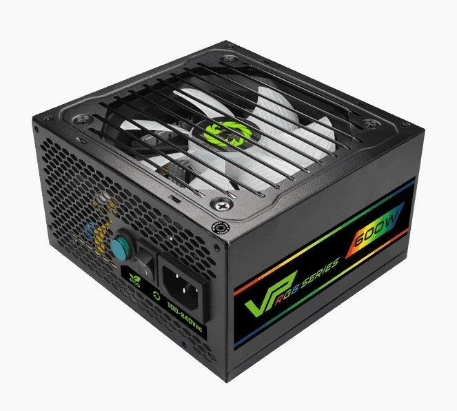 GAMEMAX Блок питания компьютера VP-600-RGB Modular, 600 Вт #1