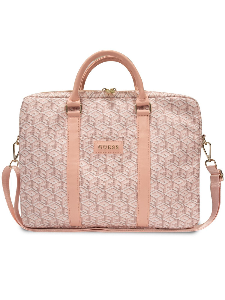 Сумка Guess Laptop Bag для ноутбука 15" - 16" из экокожи, на молнии, с регулируемым тканевым ремешком #1