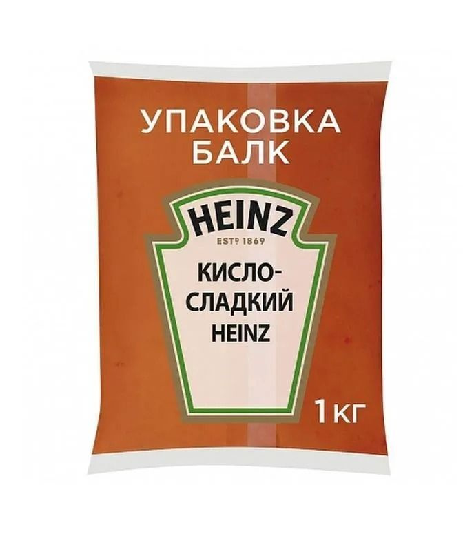 Соус деликатесный кисло-сладкий балк 1 кг Heinz, 1 пакет #1