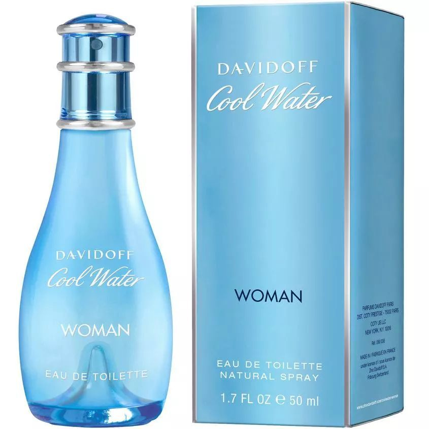 Davidoff Cool Water WOMAN Туалетная вода 50 мл #1