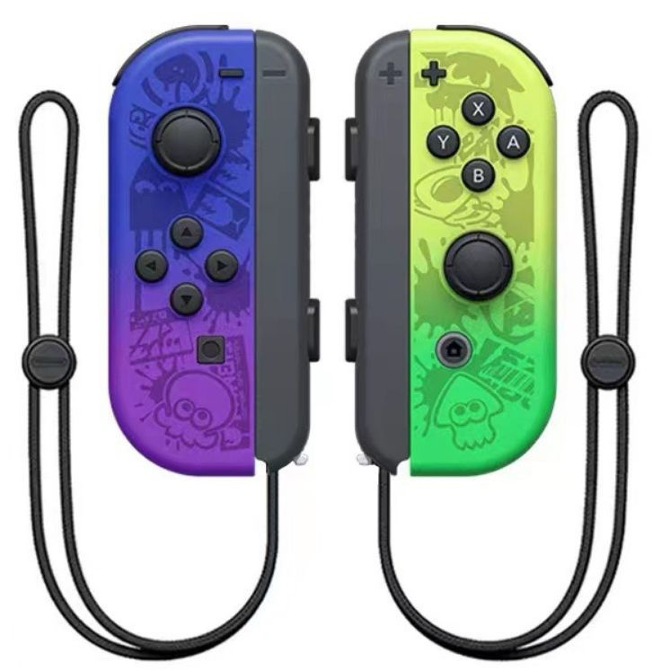 Бруталити Геймпад Геймпад для Switch Nintendo 2 контроллера Joy-Con L/R (синий-зеленый Splatoon) (Азия), #1