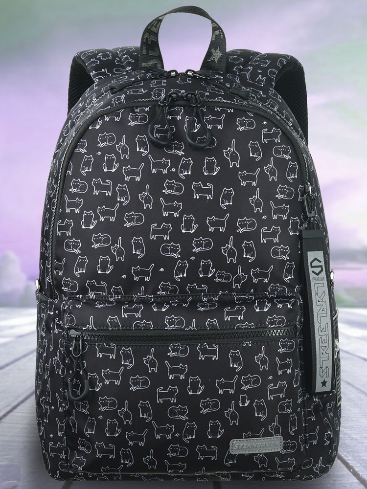 Рюкзак школьный для девочки, городской рюкзак STERNBAUER, модный портфель подростку, вместительный ранец, #1