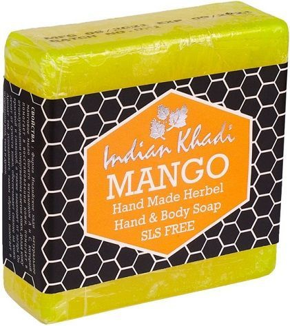 Твердое травяное мыло ручной работы МАНГО без SLS / MANGO Hand Made Herbal Hand & Body Soap SLS Free, #1