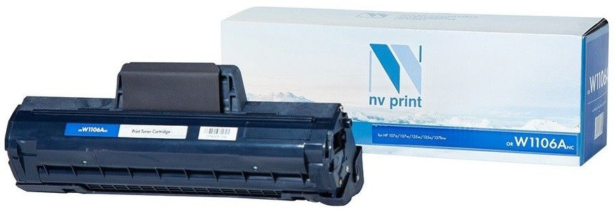 Тонер-картридж NV Print NV-W1106A, лазерный, без чипа, без гарантии, черный  #1