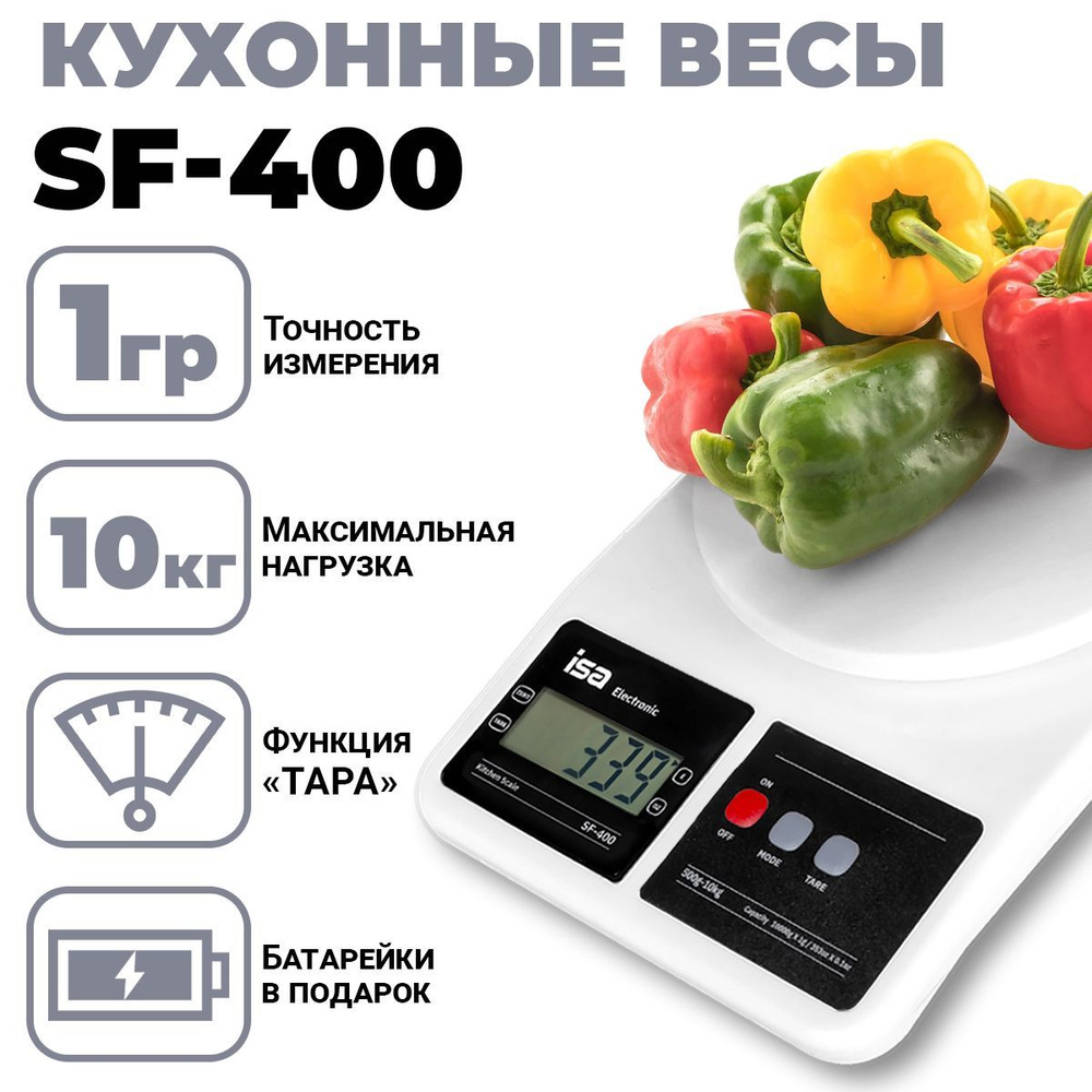 Электронные кухонные весы C5FE74BA67B04E32A663B7319BC885EA, белый #1