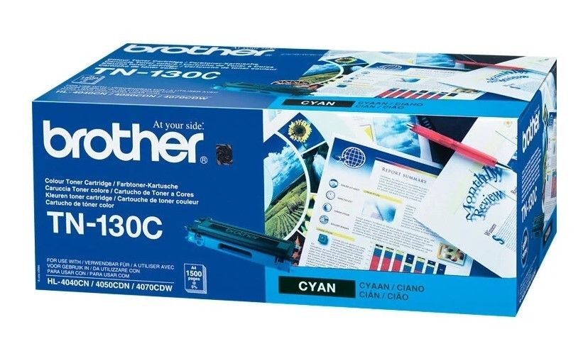 Картридж Brother TN-130C тонер картридж Brother (TN130C) 1500 стр, голубой  #1