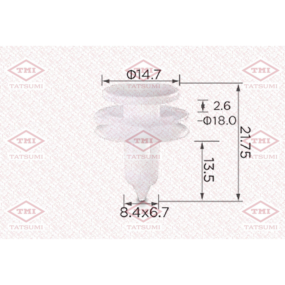 Клипса TATSUMI TJB1404 #1