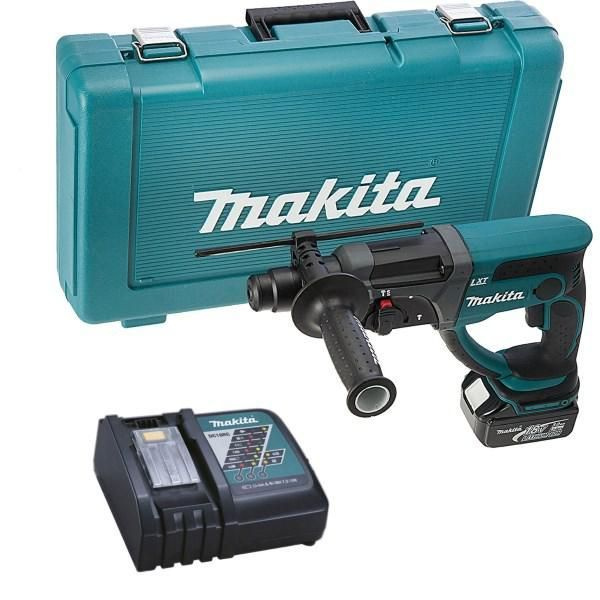 Аккумуляторный перфоратор Makita DHR202RF, 1.9 Дж, c АКБ 3 Ач и ЗУ, в кейсе  #1