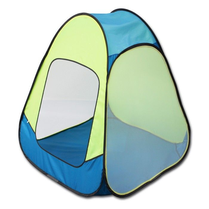 Belon, Палатка детская игровая Радужный домик 75х75х90 см ,цвет голубой + лимон  #1