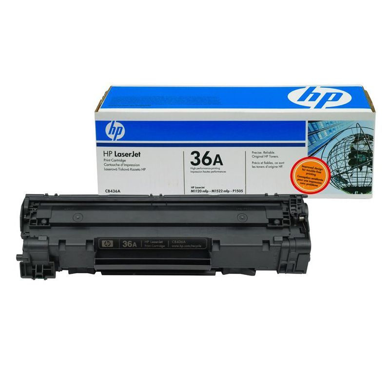 Картридж HP CB436A оригинал #1