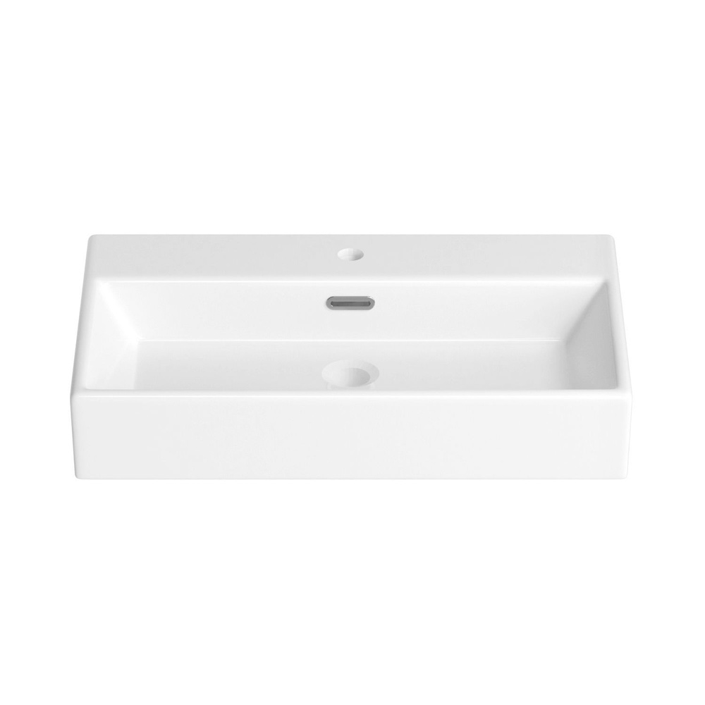 Подвесная/накладная раковина для ванной Wellsee Graceful Pro 150903000: прямоугольная, ширина умывальника #1