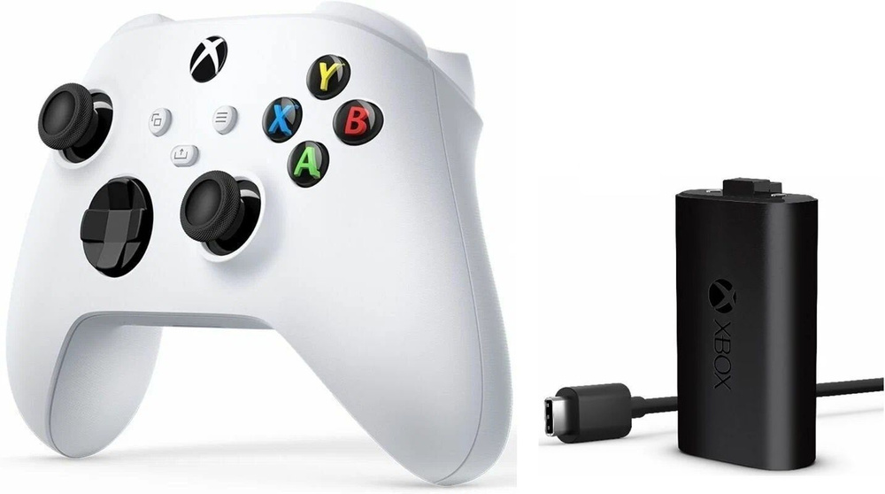 Геймпад MyPads для Xbox Series S/X/One S/X Wireless Controller Robot White (Model #1