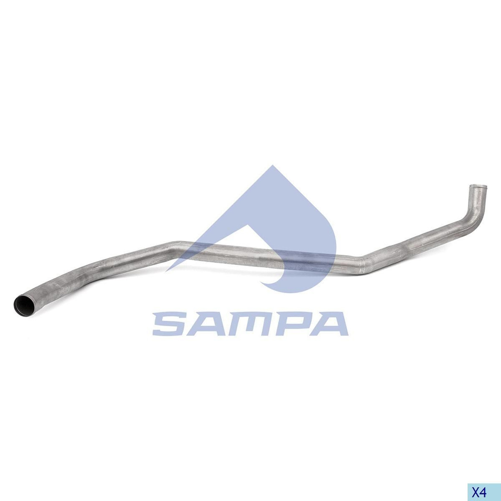 Труба DAF системы охлаждения ретардера передняя (ЕВРО-5) SAMPA  #1