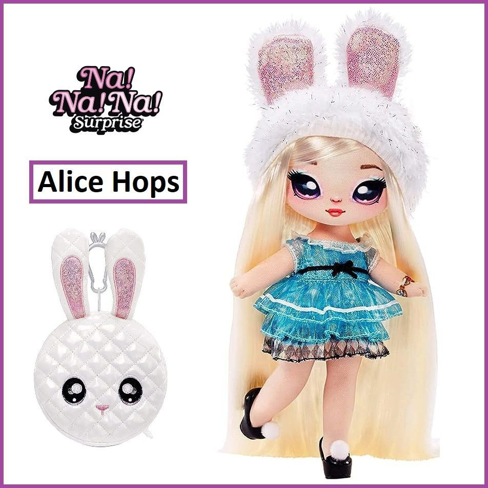 Кукла мягкая Na!Na!Na! Surprise Glam серия 1 - Alice Hops 19 см с сумочкой 575368 MGA Entertainment  #1