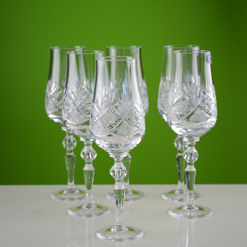 Бокалы хрусталь Неман стеклозавод набор 6 шт, 190 мл, (7841 900/851), для шампанского, вина, игристых #1