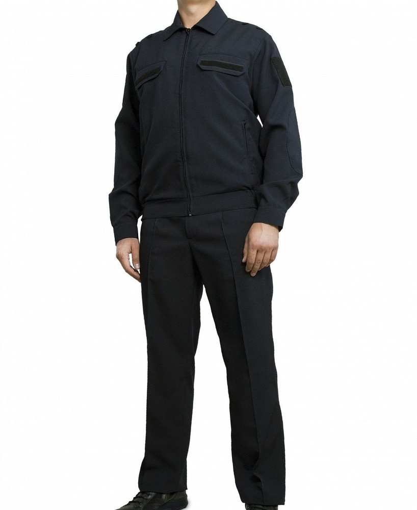 Костюм черный (офисный) ВМФ/ кадетский, длинный рукав, ткань габардин  #1