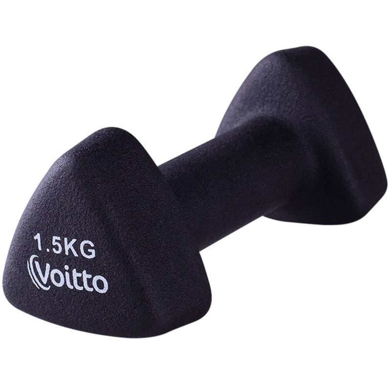 Гантель для фитнеса неопреновая треугольная Voitto 1,5 кг #1
