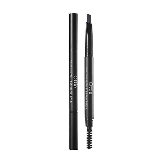 Ottie Карандаш для бровей Natural Drawing Eyebrow Pencil #01 Black #1