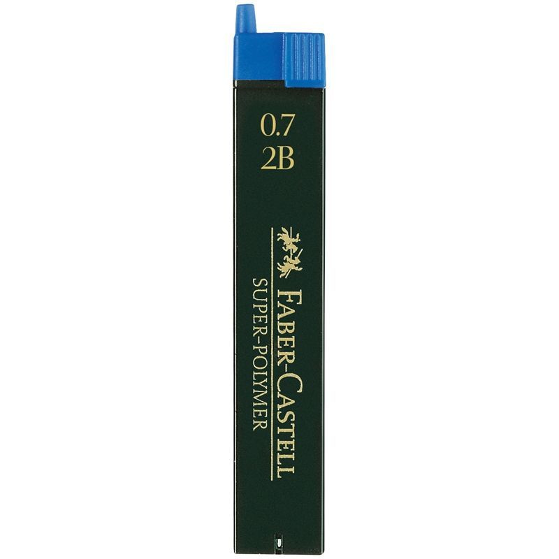 Грифели для механических карандашей Faber-Castell "Super-Polymer", 12 шт, 0,7 мм, 2B 120702  #1